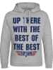 TOP GUN Hoodie in Grau