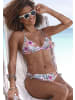 Venice Beach Bikini-Hose in weiß bedruckt