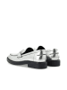 Bianco Loafers mit Trensen-Detail in Silver