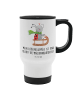 Mr. & Mrs. Panda thermosbecher Smörle Rodeln mit Spruch in Weiß