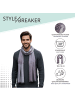 styleBREAKER Schal in Schwarz-Grau