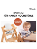 Hauck Hochstuhl Alpha Move - im Sparset inkl. Baby in beige,brown