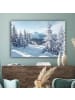 MuchoWow Leinwand bilder Schneelandschaft (BxH)