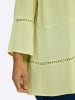 sheego 3/4-Arm-Bluse in pistazie