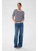 Kaffe Strickpullover KAhillay Regular fit in Fudge, Nantucket Breeze stripe