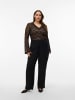 Vero Moda Hose mit weitem Beinschnitt in Black
