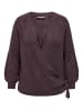 ONLY Carmakoma Strickjacke in Rose Brown