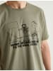 KOTON T-shirt in Khaki
