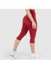 SMILODOX Capri Leggings Advanced Affectionate in Rot