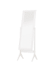 HOMCOM Standspiegel-B47 x T46 x H148 cm-Weiß