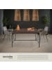 tectake Esstisch Belfast 120 x 75 x 75 cm, Industrial Holz dunkel, rustikal