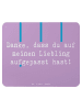 Mr. & Mrs. Panda Mauspad Spruch Dank an Hundesitter mit Spruch in Lavendeltraum