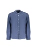 North Sails Blau Herren Hemd aus Leinen