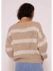 SASSYCLASSY Oversize Strick-Pullover in Beige, Offwhite