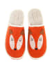 Adelheid Filzpantoffel Fuchs in Orange