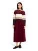 BETTY & CO Midirock mit Plissee in Fall Burgundy
