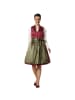 tectake Midi-Dirndl Sarah in rot/grün