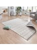 NORTHRUGS In- & Outdoor Wendeteppich Kuba Grau Creme