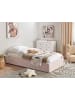 Beliani Kinderbett DINAN in Rosa - (W) 97 x (H) 31 x (L) 214 cm