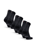 DANISH ENDURANCE Socken Light Hiking Crew in schwarz