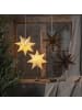 STAR Trading Tischleuchte Bobo mit Papierstern, weiß, 34x51cm in Weiß