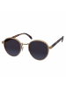 Herren Sonnenbrille in Schwarz/Leopard