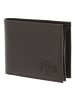 oxmox Leather Geldbörse RFID Schutz Leder 12 cm in braun-crab 2.0