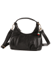 Florence Florence Handtasche Leder schwarz ca. 22cm