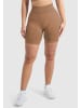 SMILODOX Shorts Batik Scrunch Ruth in Braun