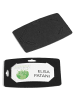 Durable Namensschild 40x75 mm Recyclingkarton schwarz Set für 36 Schilder