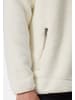 CASH-MERE.CH Retro-Fleece-Jacke aus recyceltem Polyester in Off White