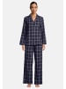 Seidensticker Schlafanzug Classic Flanell in Navy
