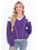IZIA Women Sweater in violet