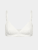 Erlich Textil  Merle Triangel Bralette - verstellbare Träger, Merle Triangel Bralette aus Modal - verstellbare Träger, Merle Triangel Bralette bügellos aus Modal - verstellbare Träger in ecru