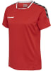 Hummel Hummel T-Shirt Hmlauthentic Multisport Damen Atmungsaktiv Schnelltrocknend in TRUE RED