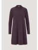 Hessnatur Strick Kleid Relaxed in schwarzbeere