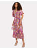 Threadbare Kleid Fruit Pastill in Pink / White