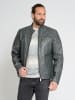 Maze Lederjacke Rocha in grau