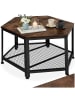 tectake Beistelltisch Norwich 86,5x75x46,5cm