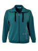 Navigazione Sweatjacke in petrol