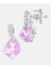 Diamant L'éternel Ohrringe aus 375 Weißgold mit 0.88 Karat Diamant mit Saphir
