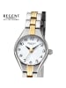 Regent Analog-Armbanduhr Regent Metallarmband silber, gold klein (ca. 18,5mm)