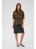 CULTURE Kurzarm-Bluse CUtia Relaxed fit in Black