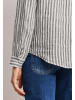 Street One Bluse in schoko weiß - 0001