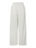 Pieces Wide Leg Hose in Cloud Cream
