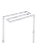 Beliani Handtuchständer GARCITAS in Silber - (W) 41 x (H) 83 x (L) 19 cm