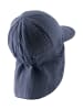 Sterntaler Schirmmütze mit Nackenschutz uni in helles blau