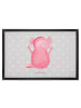 Mr. & Mrs. Panda Bodenvorleger Axolotl Hurra ohne Spruch in Grau Pastell