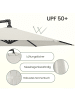 SONGMICS Sonnenschirm Sheld in Beige - (D300 x (H)245 cm