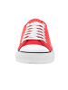 ethletic Sneaker Fair Trainer White Cap Lo Cut in cranberry red just white